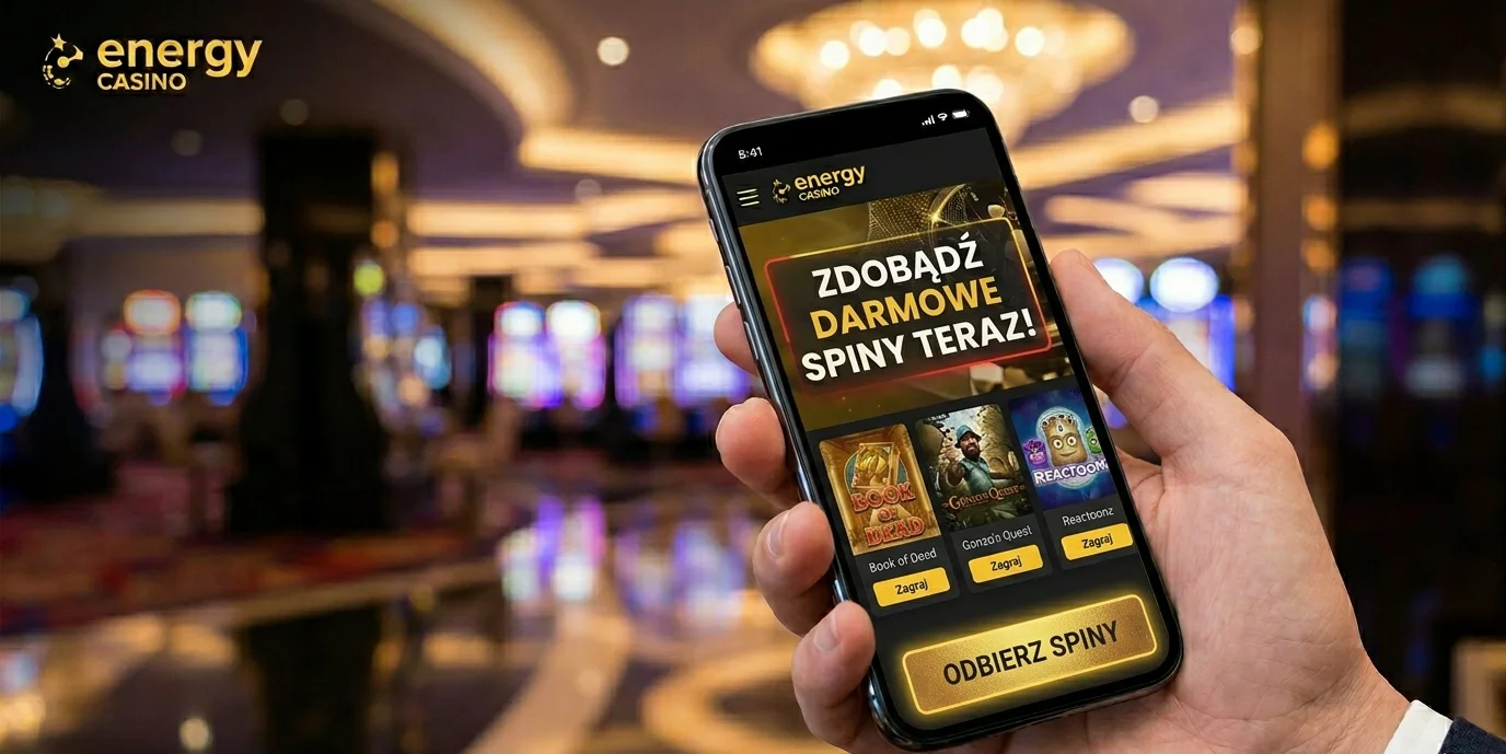 Promocja darmowych spinów w mobilnej aplikacji Energy Casino