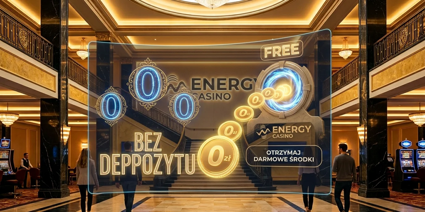 Bonus bez depozytu Energy Casino z darmowymi środkami i monetami